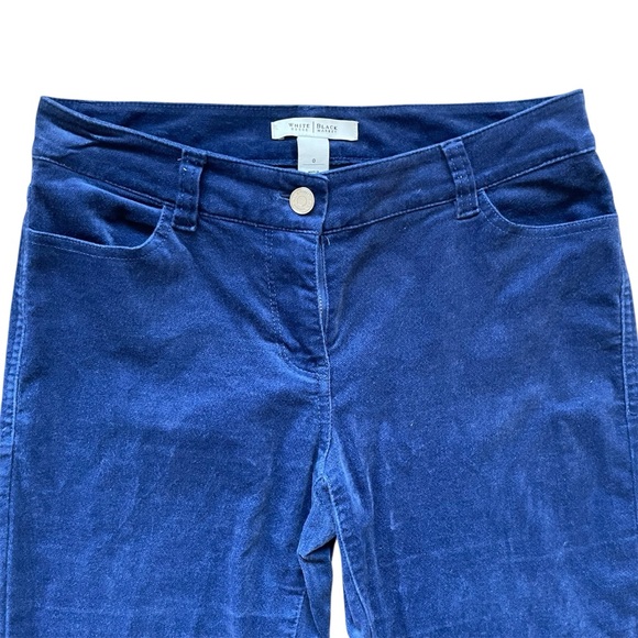 White House Black Market Corduroy Royal Blue  size Small - Picture 1 of 4